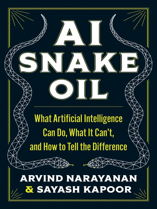 Title details for AI Snake Oil by Arvind Narayanan - Wait list